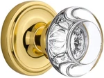Nostalgic Warehouse Classic Rosette Round Clear Crystal Door Knob. Fixed Price $269.99.