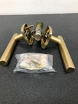 Emtek Freestone Rh Passage Lever Set - Satin Brass. Fixed Price $118.99.