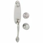 Toledo Tenerife Double Cylinder Satin Stainless Steel Front Door Handleset Lock. Fixed Price $69.99.
