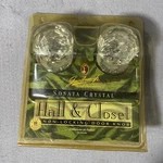 New Gainsborough Sonata Crystal Silver Tone Door Knobs Hall & Closet Non Locking. Fixed Price $120.00.