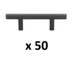 *5 10-PACKS* Gliderite 2-1/2 In. Oil Rubbed Bronze Solid Handle Bar Pulls *new*. Fixed Price $69.99.