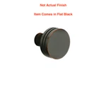 Emtek Dummy, Urban Modern Rosette, Helios Lever In Flat Black - 5306HLOUS19. Fixed Price $85.00.