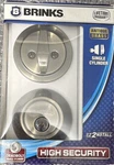 Brinks 2717-109 Single Cylinder Deadbolt Keyed One Side, Antique Brass New. Fixed Price $19.95.