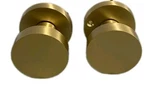 Signature Hardware Contemporary Round Knob Solid Brass Interior Door Set. Fixed Price $60.00.