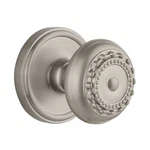 Grandeur Dummy Antique Satin Nickel Georgetown Rosette With Windsor Knob 822164. Fixed Price $50.00.