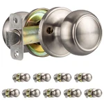 Ilyapa Passage Door Knob For Hall/closet - Colonial Satin Nickel Interior. Fixed Price $106.98.