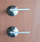 Schlage Latitude Passage Hall/closet Door Lever Handle Non Locking Satin Nickel. Fixed Price $24.95.