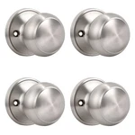 Knobwell 4 Pack Brushed Nickel Dummy Closet French Double Doors Pantry. Fixed Price $51.99.
