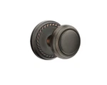 Emtek 8051-NW-US10B Norwich Door Knob Dummy W/rope Rosette Oil Rubbed Bronze. Fixed Price $59.05.