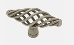 Liberty Antique Pewter Oval Birdcage Spiral Drawer Pull Handle Knob Small Or Lg. Fixed Price $31.49.