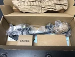 Emtek Ridgemont Single Cylinder Handleset - Flat Black. Fixed Price $370.99.