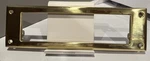 Baldwin Brass Letter Plate. Square Opening. Only. New Box.. Fixed Price $32.00.