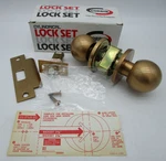 Corbin Signet Door Knob Passage Latch Satin Bronze Brass Commercial Grade Nos. Fixed Price $29.99.
