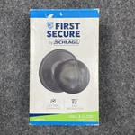 First Secure Schlage Rigbsy Hall Closet Door Knob Oil Rubbed Bronze. Fixed Price $17.99.
