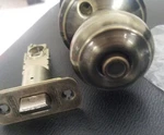 Schlage Georgian Antique Brass Bed & Bath Door Knob. Fixed Price $35.00.