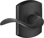 Schlage F10-ACC-GRW Accent Passage Door Lever Set Black. Fixed Price $65.87.