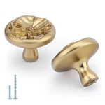 Rergy 8 Pack Cabinet Knobs For Drawer Dresser Closet, Flower Shape Lemen Gold.... Fixed Price $48.13.