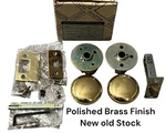 Baldwin Polished Brass Finish Passage Knob Set Assembly 5405-030 New Old Stock. Fixed Price $149.99.