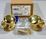 Emtek 8200PUS3NL Providence Privacy Door Knob Set In Unlacquered Brass. Fixed Price $109.20.