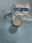 Amerock BP36608G10FA 1-3/8" Diameter Satin Nickel/frosted Round Cabinet Knob. Fixed Price $9.38.