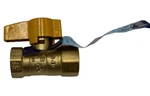 Everflow Midline 1/2"PREMIUM Brass Gas Ball Valve,yellow Aluminum Alloy 4512Y. Fixed Price $15.29.