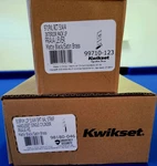 Kwikset Prava Single Cylinder Entry Door Handleset Matte Black/satin Brass. Fixed Price $100.00.