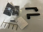 Baldwin Square Non Turning Dummy Door Lever Set Satin Black. Fixed Price $49.99.