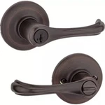 Lot Of 12 Kwikset Dorian Keyed Entry Door Levers Venetian Bronze 405DNL 11P Smt. Fixed Price $249.95.