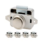 5 Sets Push Button Latch Cupboard Rv Camper Motor Home Caravan Pearl Nickel. Fixed Price $34.45.