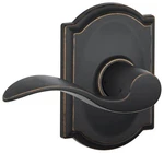 Schlage F10-ACC-CAM Accent Passage Door Lever Set S3. Fixed Price $44.32.