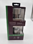 Home Decorators Satin Nickel Passage Hall/closet Door Knob W/ Square Rose. Fixed Price $20.00.