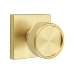 Emtek Select Passage, Square Rosette Conical Knurled Knob Satin Brass. Fixed Price $226.40.