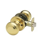 Copper Creek Polished Brass Door Knobs - Round Colonial Knob, 1 Pack, Interior. Fixed Price $12.74.