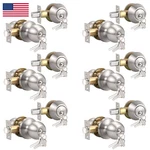 Knobonly Keyed Alike Exterior Round Outdoor Lock One Sided Deadbolt. Fixed Price $155.63.