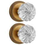 Sorwduerm 2 Pack Crystal Door Knobs Antique Brass Dummy Gla. Fixed Price $102.28.