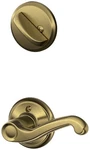 Schlage F59-FLA-LH Flair Left Handed Single Cylinder Interior Brass. Fixed Price $98.84.