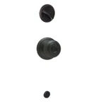 Schlage Georgian Interior Knob With Deadbolt, Aged Bronze. Fixed Price $87.52.