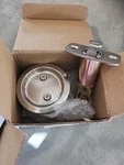 Dynasty Hardware Round Pocket Door Latch Passage Handle Satin Nickel 4 Available. Fixed Price $18.00.