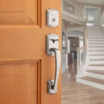 Kwikset Prague Single Cylinder Door Handleset W/soft Modern Rose Arroyo Knob. Fixed Price $64.99.