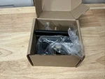Emtek 7104LRLHFB Lariat Passage Door Lever W/ #3 Rosette-black. Fixed Price $64.99.