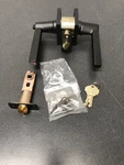 Emtek 5122HLOUS19LH Left Handed Entry Lever Set - Black. Fixed Price $176.99.