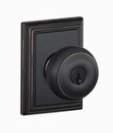 Schlage Georgian Keyed Entry Door Knob With Addison Trim F51A. Fixed Price $21.99.