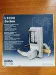 Kaba L1000 Series Mechanical Pushbutton Lockset Satin Chrome LL1021S26D41. Fixed Price $350.00.