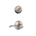 Schlage Accent Right Handed Single Cylinder Interior Pack Satin Nickel. Fixed Price $26.16.