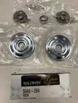 1 Pair Baldwin Estate Rosette 5048-264 Satin Chrome Handle Trim Ring New. Fixed Price $24.98.