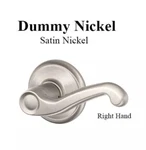 Schlage Flair F170 Right Hand Single Dummy Door Lever Deadbolt Satin Nickel. Fixed Price $6.97.