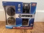 Brinks Keyed Entry & Deadbolt Doorknob Set Antique Brass, Alike 2108-109. Fixed Price $19.99.