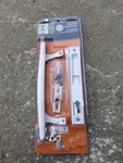 Prime-line C1197 Patio Door Handle White Satin Finish Metal Easy To Install. Fixed Price $10.99.