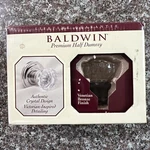Baldwin Dorchester Crystal Knob 5805.112.IDMRD Bronze Finish Hall & Closet. Fixed Price $68.00.
