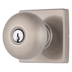 Brinks Satin Nickel Keyed Entry Ball Door Knob Stylish Security Hardware. Fixed Price $32.69.